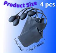 TEMU herramientas de desplazamiento de airebag para la instalación de puertas y ventanas, con guías de de esquina y tablero duro para fácil acceso.