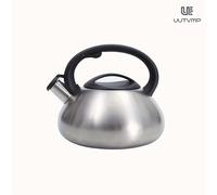 TEMU Hervidor de Acero Inoxidable Estilo Europeo de 3 Litros | Diseño Semiesférico Gmbin con Silbato, para Estufa de Gas e Inducción, Fácil y Práctico para Uso Doméstico y al