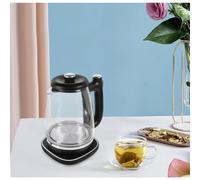 TEMU Hervidor de agua electrico 1,8 L 1800W, hervidor electrico transparente de cristal con apagado automatico, base de , agua caliente, té, infusión, café, en casa, oficina, local,