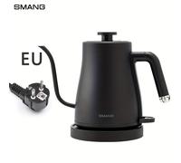 TEMU Hervidor Eléctrico Smang Gooseneck, Calentamiento Rápido de 1500W para Café y Té de Vertido, Caldera de Agua Caliente de Acero Inoxidable con Apagado Automático y Protección contra Secado, 1L