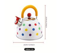TEMU hervidor silbador de acero inoxidable, hervidor de , hervidor colorido, hervidor de gas para , hervidor silbador para placas de inducción y llamas abiertas, para viajes al y camping, 2.5L