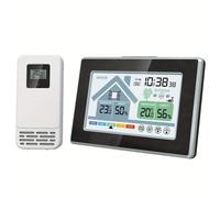 TEMU Higrómetro y termómetro digital, medidor de y humedad portátil para interiores, precisión, utilizado para monitorear el y la calidad del aire en interiores (negro).