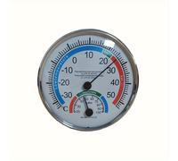 TEMU Higrómetro y termómetro portátil, de de -30°C a un de 50°C, medición de humedad de 20% a 100%. un dial circular fácil de leer con indicadores de color, se puede en la pared o colocar de forma .
