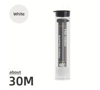 TEMU Hilo de cartografía de calidad de 30M para tatuajes de cejas, ojos y labios, con un tubo transparente para fácil portabilidad