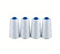 TEMU Hilo de coser 100% poliéster, 3000 yardas por carrete, 4 carretes (12000 yardas) por , adecuado para máquinas de coser 40/2