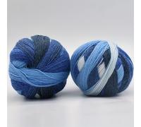 TEMU Hilo de Lana de de Iris - 2 Piezas, 200g/7.05oz Total - Lana de Novedad y para DIY Tejer y Teñir Chales, Suéteres, Sombreros, Bufandas y Accesorios - 500m/547 Yardas