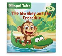 TEMU Historias Bilingües: El Mono y el Cocodrilo - Una Aventura Divertida y Astuta en Inglés y Español que se Centra en la Amistad, la Decepción y las Resoluciones Inteligentes