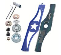 TEMU Hoja de cortacésped de acero al carbono SK5 de 13 pulgadas con diseño de cara, eficiencia y durabilidad, compatible con cortacéspedes/podadoras