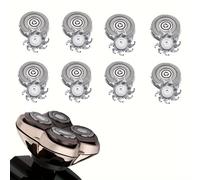TEMU Hojas de Repuesto para Afeitadora Shaver Pitbull , Cabezales de Repuesto para Afeitadora Pitbull Platinum Pro (8 cuchillas)
