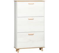 TEMU HOMCOM Armario de Zapatos Moderno Mueble Zapatero Cajones Abatibles de Zapatos y Estante Ajustable para Pasillo Entrada 70x23.5x122 cm