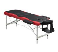 TEMU HOMCOM Camilla De Masaje Acolchada de Aluminio Plegable y Portátil para Fisioterapia Deporte 210x81cm Negro y