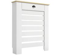 TEMU HOMCOM Cubre Radiadores con Cajón, Cubreradiador de MDF, Cubierta para Radiador, Diseño Moderno de Listones, para Salón, Dormitorio,