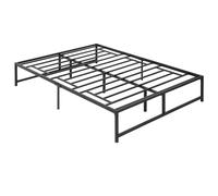 TEMU HOMCOM de Cama 135x190 cm con Patas de 35 cm Estructura de Cama Matrimonio con de Almacenamiento Negro
