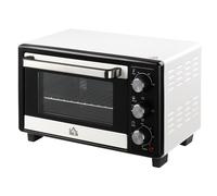 TEMU HOMCOM Horno Electrico de Sobremesa 16L 1400W Horno Portatil Mini Horno de 230 Temporizador Bandeja de Horneado y Rejilla 44x32x28, 1 cm