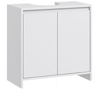 TEMU HOMCOM Mueble Lavabo Mueble para Debajo del Lavabo Moderno con Estante Mueble Lavabo con Pie Anti-vuelco Carga 40 kg 60x30x60 cm