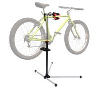 TEMU HOMCOM Soporte de Reparacion Portatil Caballete de Bicicleta para Hogar Ajustable 109-180 cm Giratorio 360° Bandeja de Herramientas 30 kg 100x66x180 cm Negro