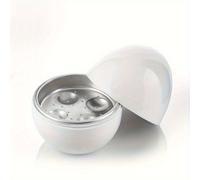TEMU Horno de microondas para 4 huevos, cocedor compacto para microondas para huevos duros, huevos revueltos o , diseño que