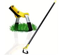TEMU Hortícola, Herramienta de Jardín - de Jardín para Deshierbar, Jardinería con Mango Largo, Resistente - de Ajustable con para Deshierbar, Negra