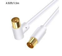 TEMU I-ZCLIVE Conector Coaxial de para Cable de TV y Antena, Extensión a para , , AT&T, TDS, COX, DVD, VCR, Conector M-M Chapado en Oro para Conexión a la Televisión. ()