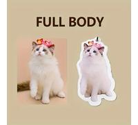 TEMU Imán de Nevera Acrílico Personalizado para Mascotas, Diseño de Animales de Dibujos Animados , Personalizado con Foto de y , Ideal para Decoración de Cocina y Regalos de