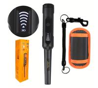 TEMU Impermeable, Detector de Metales TC-112. Varilla de Posicionamiento de Precisión Total IP68 Impermeable, Detector Portátil de , Sensibilidad. de Plástico, Batería (Batería No Incluida)