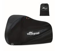 TEMU impermeable para moto, protector de tela Oxford 210D para scooter eléctrico, reflectante con hebilla, engrosada para viajes, almacenamiento al y protección - Fibra de poliéster