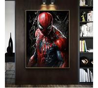TEMU Impresión en [Dinámica] de Marvel Spider-Man - Decoración de Pared sin , Ideal para Aulas, Oficinas, Salas de Estar, Dormitorios - Regalo para San Valentín, Pascua, Ramadán