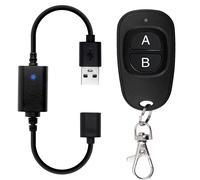 TEMU inalámbrico pequeño de 5V , con 2 botones USB, adecuado para luces nocturnas, ventiladores, LED y uso en .