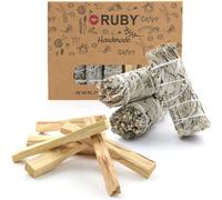 TEMU Incienso Natural de Palo Santo XL Madera de Perú para Alejar Energías Negativas y Atraer (3 Piezas de + 6 Piezas de Palo Santo)