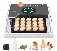 TEMU Incubadora totalmente automática huevos | Con iluminación LED, automático de huevos, control de , pantalla de humedad, ideal para escuelas, familias, zoológicos y granjas