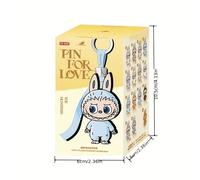 TEMU individual POP MART LABUBU THE MONSTERS PIN para la serie LOVE, colgante de felpa de vinilo, , bolsa de , juguetes, muñeca, bonita figura de anime, regalo de , aniversario, regalo de Navidad