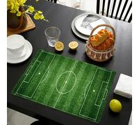 TEMU Individuals contemporáneos con temática de verde y diseños abstractos chic - Tapetes de mesa resistentes al , ideales para mejorar el estético de tu cocina