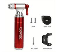TEMU Inflador De Bicicleta CO2 Compacto Y Portátil Para Ciclismo Al : ¡infla Rápidamente Los Neumáticos De Tu MTB Y Bicicleta De Carretera!