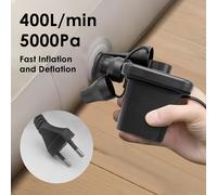 TEMU Inflador Eléctrico Portátil para Inflatables, Bomba de Aire Boquillas, Ideal para Flotadores, Colchonetas y Campamentos, Regalo para Navidad, y