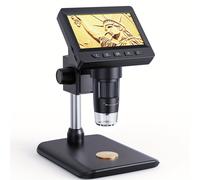 TEMU INSKAM HD Microscopio Digital, 1080P Real, Microscopio de Computadora 8LED, Electrónico , Compatible con Portátil, Inglés, Batería/USB de Alimentación, Polímero de Litio Recargable, ≤36V