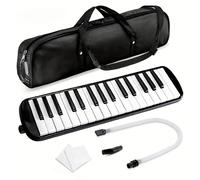 TEMU Instrumento musical melodica de 32 teclas con teclado de piano de aire - con un tubo largo , boquilla corta y bolsa de transporte, lo que lo portátil y fácil de usar - Ideal para el Eid Mubarak