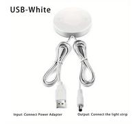 TEMU Inteligente Táctil USB 1m Dimmer LED 5V 2A, Sin Necesidad de Taladrar/Instalación Fácil para Luces LED en Armarios, TV y Dormitorios, Dispositivo para Smart