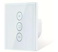 TEMU Inteligente WiFi para Persiana de Rodillo con Compatibilidad con Alexa, Google Tuya - Controlador Inalámbrico Inteligente de Cortinas y Persianas, Control Remoto por App, Función de Temporizador