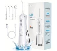 TEMU Irrigador Oral Inalámbrico, Hilo Dental de Agua Recargable, Portátil con Carga USB, IPX7
