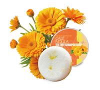 TEMU Jabón de champú de aceite de caléndula y jojoba a base de té de árbol, 2.12oz - Hidratante, de formaldehído para los tipos de piel, a base de sacarosa con , infundido con aceite para uso diario