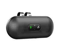 TEMU JaJaBor Altavoz para Coche sin varillas Kit para , Dos Teléfonos Móviles con Micrófono, Encendido/Apagado Automático, Asistente de Voz con Clip