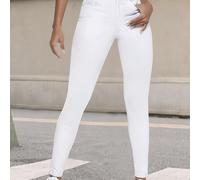 TEMU Jeans de Mujer Blancos de Tiro , Elásticos y Ajustados, Modernos y Versátiles