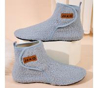 TEMU JEKO Zapatillas de pie para mujer, suaves, cálidas, cómodas, ligeras, con forro polar y punta redonda, diseño elegante y versátil para , ocio en el hogar, fitness, yoga, baile y más