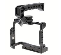 TEMU JLwin Soporte de Jaula de Cámara de Aleación de Aluminio Estabilizador para Sony A7IV A7 Mark IV A7M4 A7SIII A7SM3 Cámara Sin Espejo para Video y Cine Compatible con Abrazadera Arca