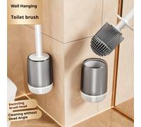 TEMU JOYBOS Cepillo para Inodoro de Pared - Cerdas Suaves Higiénicas, de , Montaje en Pared, Cepillo de ABS/Polipropileno, Ideal para Baños Pequeños y Limpieza ( para Baños )