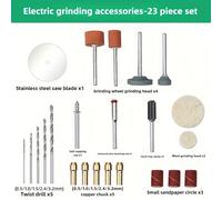 TEMU Juego Completo de Adiciones para la Amoladora Eléctrica FOREVERTOOL, Cabezales de Corte y , Discos de y un Pequeño Lápiz de Grabado Manual para Carpintería y Grabado de Jade