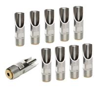 TEMU Juego de 10 bebederos automáticos de cerdo de acero inoxidable con un NPT de 1/2" para cerdas y lechones.