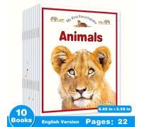 TEMU Juego de 10 Libros en Inglés de la Serie Mi Enciclopedia, Regalo para Niños - Libro de Asistencia Educativa Infantil - Publicado por la Asociación Educativa Infantil Sunshine - 15-06-2023