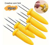 TEMU Juego de 10 Soportes para de Acero Inoxidable - Set de 8 - Perfectos para Barbacoas y Picnics