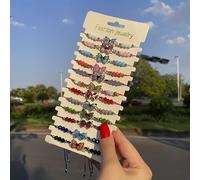 TEMU Juego de 12 pulseras bohemias mexicanas de cuentas con y , estilos surtidos y colores aleatorios